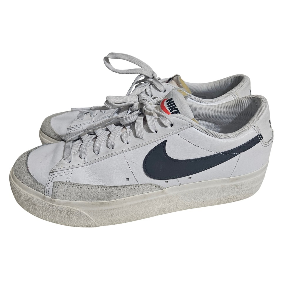 Nike Blazer Low 77 Jumbo White Black Womens 10 Sneakers DJ0292-101